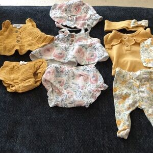 Summer baby girl lot